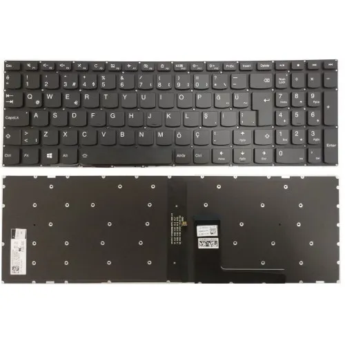 Lenovo 80SR00JHTX 80SR00JGTX Notebook Klavye (Siyah Aydınlatmalı TR)