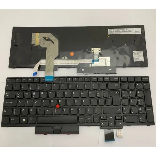 Lenovo Thinkpad P51S, P52S. T580, T570 20JW 20JX Notebook Klavye (Siyah TR)
