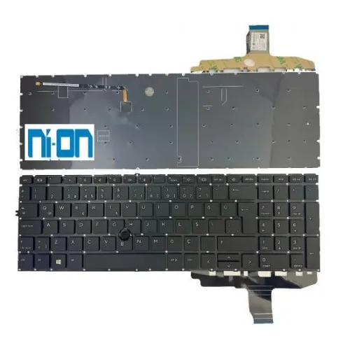 Hp Elitebook 850 G7 855 G7 Notebook Klavye (Siyah TR)