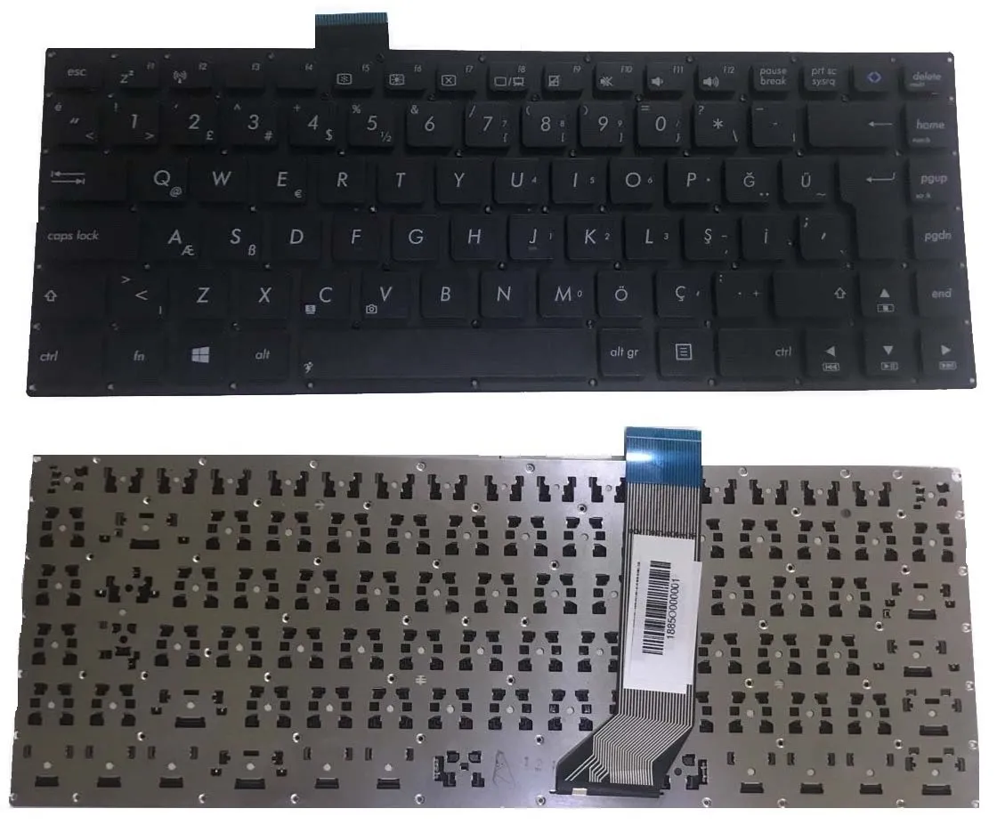 Asus S400 S400C S400CA S400E V400C V400CA KLAVYE TUŞ TAKIMI
