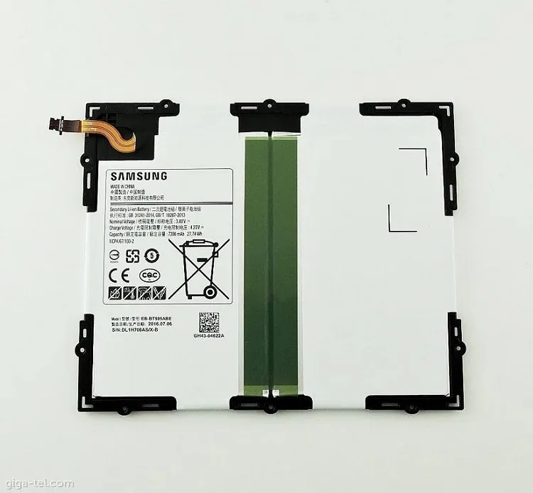Samsung Galaxy Tab A SM-T580 T585 EB-BT585ABE Tablet Batarya