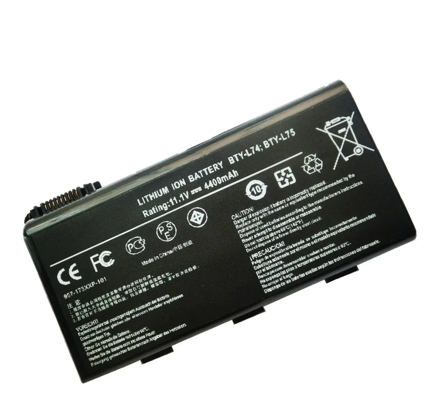 MSI CX500 CX620 CX623 CX605 CX610 MS-1682 S9N-2062210-M47 BTY-L74 BTY-L75 MSI EXPER MSI MS-1682 NOTEBOOK BATARYA
