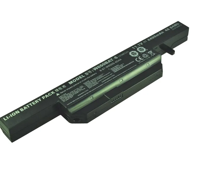 Exper W650BAT-6 11.1V 4400 mAh 62.16Wh Notebook Batarya