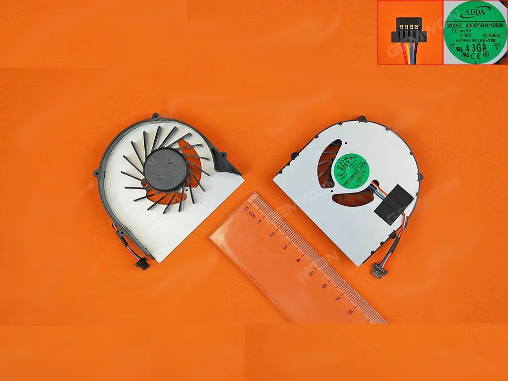 Lenovo B560, Lenovo B565, Lenovo V560 Fan Ksb0605hc Ad07105hx09kb00 Ab5605hx-Q0b Ad06705hx11db00 Ab7205hx-Gc1