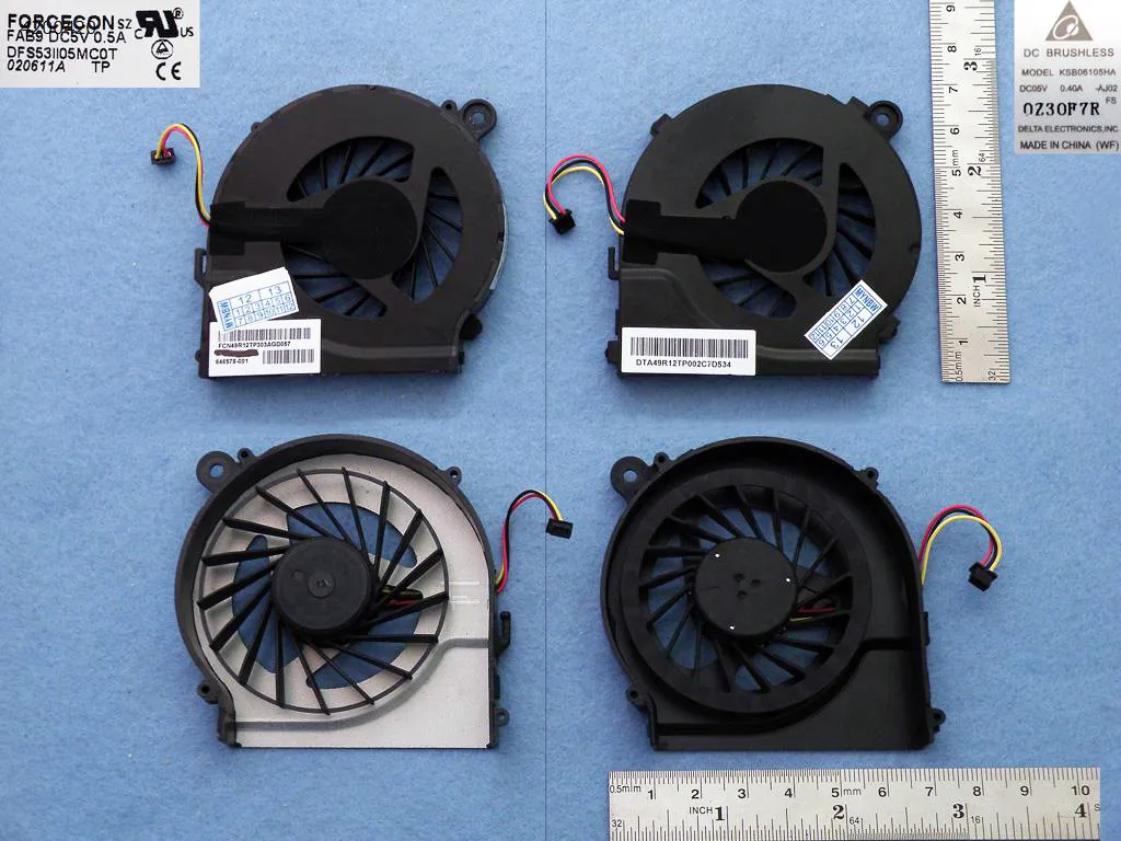 Hp Cq42 HP G42 HP Cq72 HP G4-1000 HP G6-1000(3 Pin) Fan Dfs53ii05mc0t Faax000epa Far1200epa Notebook Fan 646578-001
