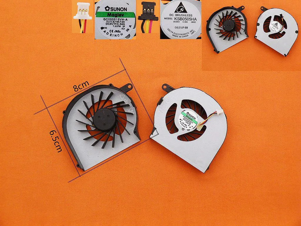 Hp CQ62, Hp G62, Hp G72 FAN KSB0505HA - AB7505HX-EC3 Laptop Fan