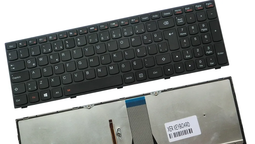 Lenovo G50-30, G50-45, G50-70, G50-70M, B50, Z50 Klavye Türkçe Işıklı T6G1B-TUR