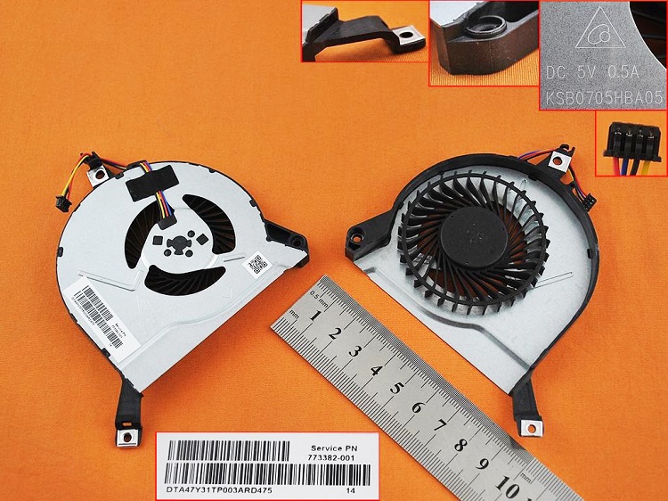 HP Pavilion 14-V 15-P TPN-Q140 15-K 17-F Series Laptop CPU Fan 767712-001 767776-001 Notebook Cpu Fan