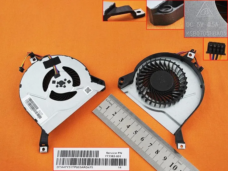 HP Pavilion 14-V 15-P TPN-Q140 15-K 17-F Series Laptop CPU Fan 767712-001 767776-001 Notebook Cpu Fan