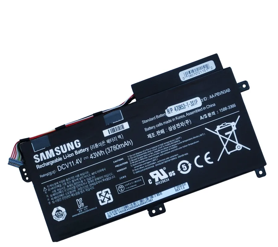 Samsung NP370, Samsung NP370R4E, Samsung NP370R5E, Samsung NP450R5V, Samsung NP450R4V, Samsung NP470R5E, Samsung NP510R5E, Notebook Batarya