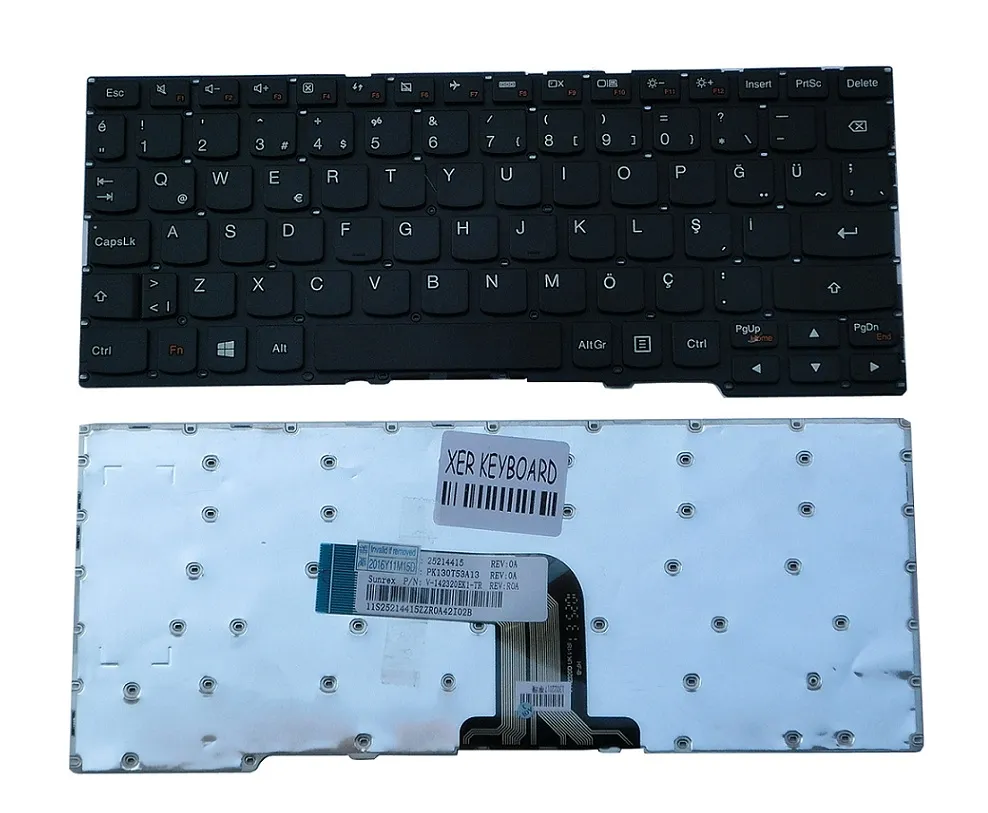 Lenovo Yoga 2 11 Klavye Türkçe PK130T53A13, V-142320EK1-TR