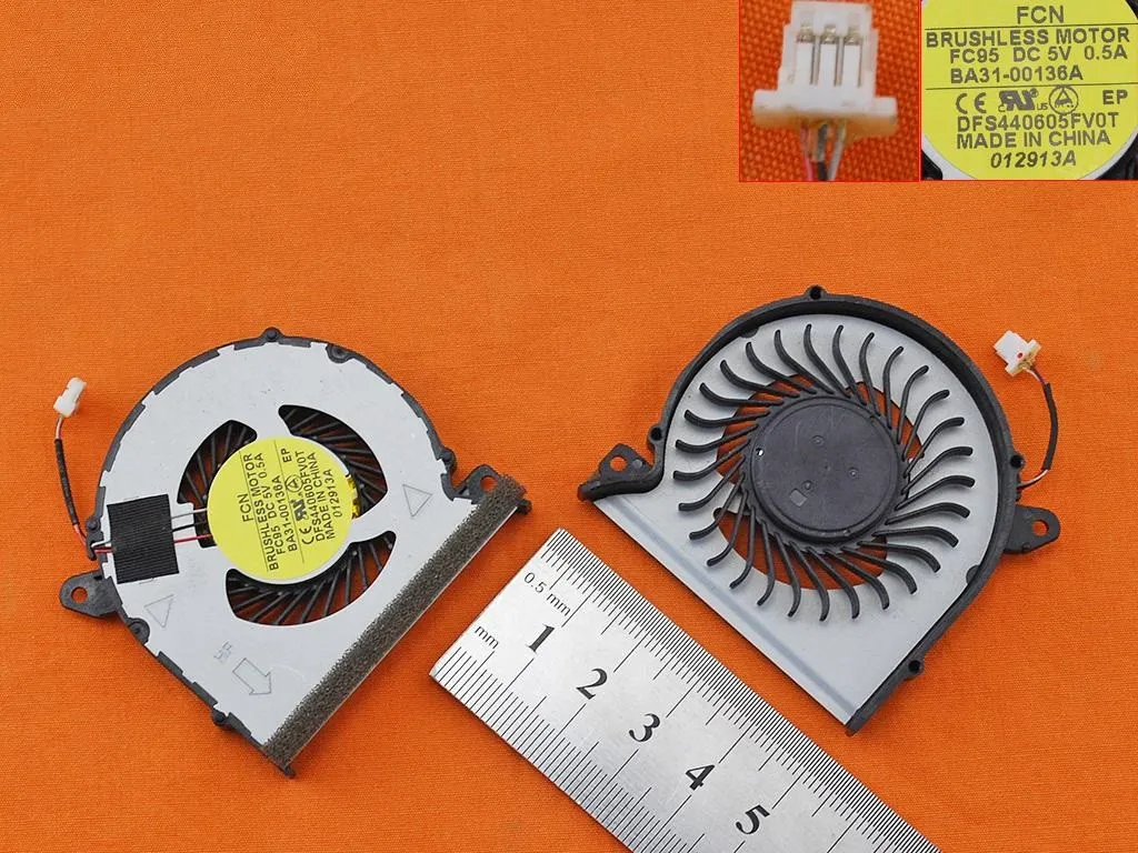 Samsung Np530u4e, Samsung 530U4e, Samsung Np535u4e, Samsung Np540u4e, Samsung Np740u3e, Samsung Np740u3c Cpu Fan Ba31-00136A