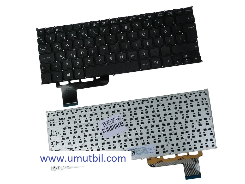 Asus VivoBook X201, X201E, X202, X202e, S200, S200E, Q200, Q200E, Klavye Türkçe MP-12K16TQ-9203W