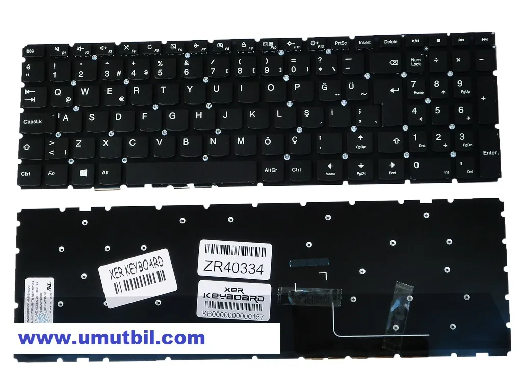 Lenovo ideapad 9Z.NCSSN.201, SN20K93009, NSK-BV2SN,PK1311S2A05 Klavye Tuş Takımı Q-TR