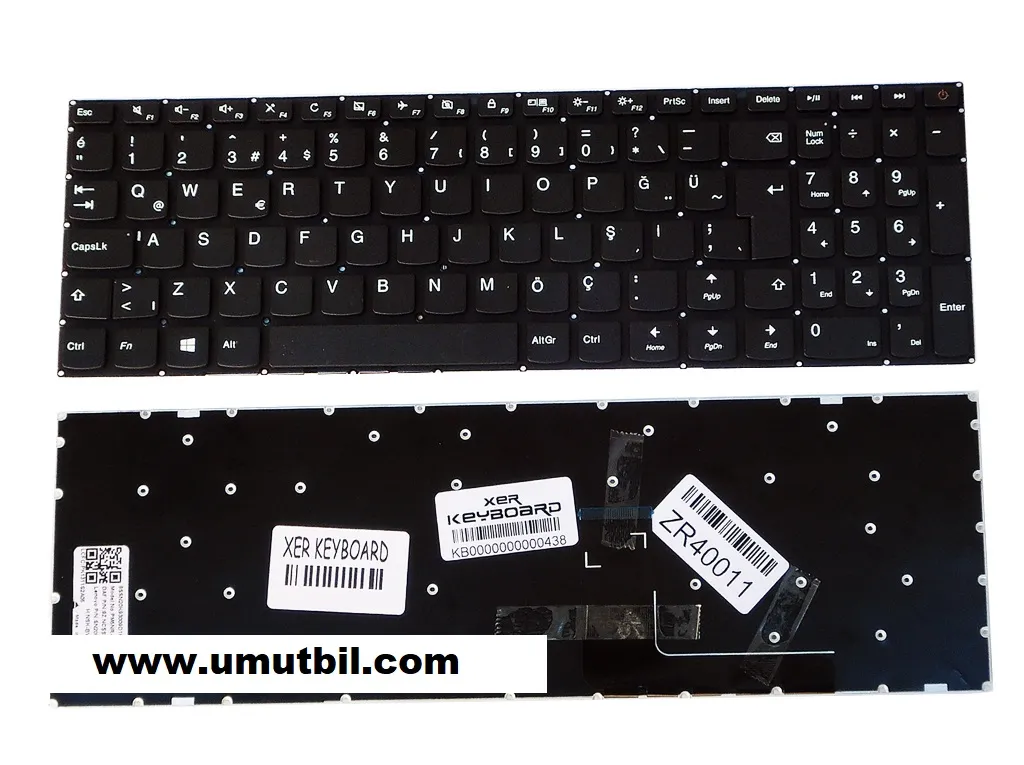 Lenovo ideapad 80TR 80T7 80W2 80UD 80TD 80TG 80TH 80TL 80TJ 9Z.NCSSN.201, SN20K93009, NSK-BV2SN 01,PK1311S2A05 Power Tuşlu Klavye Tuş takımı 