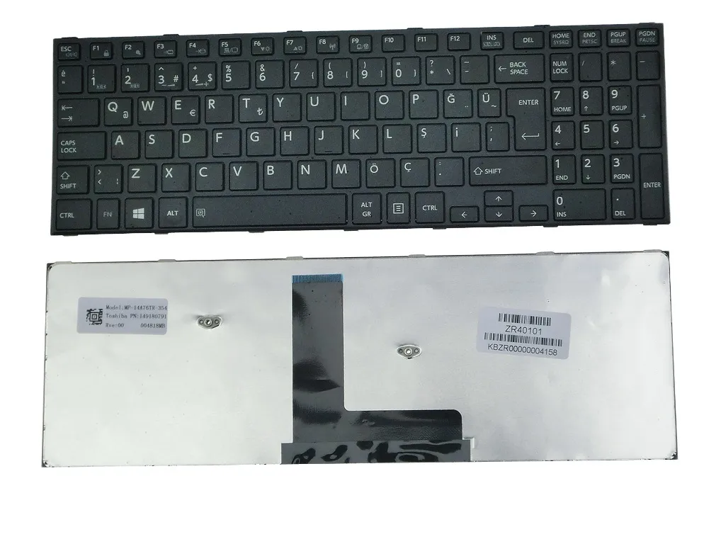 Toshiba C55D-B Klavye Türkçe Siyah