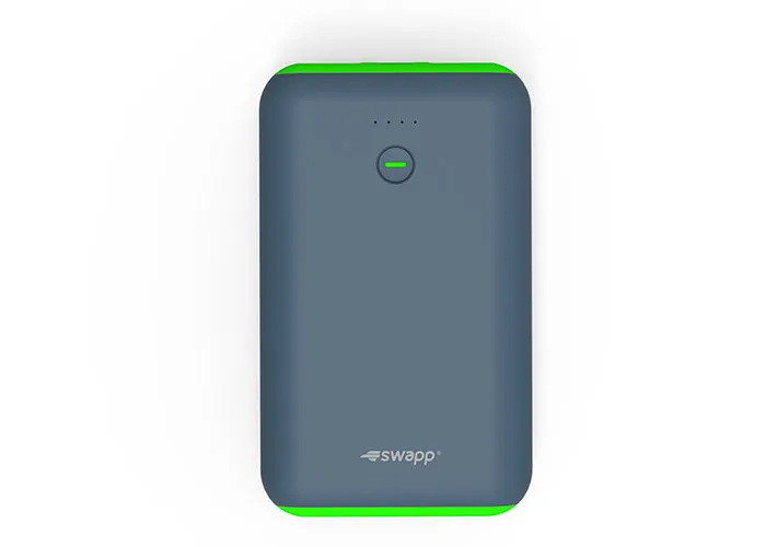 S-Link Swapp IP-S75 7500mAh Powerbank Gri/Yeşil Taşınabilir Pil Şarj Cihazı