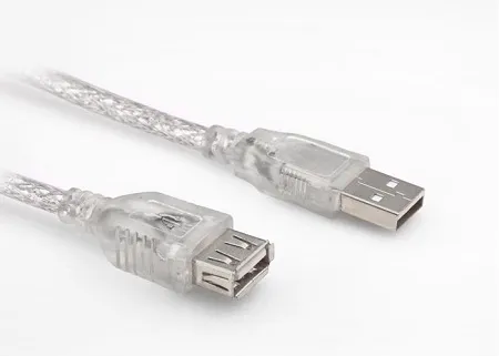 S-link SL-AF2003 Usb 2.0 3 Metre Şeffaf Uzatma Kablo