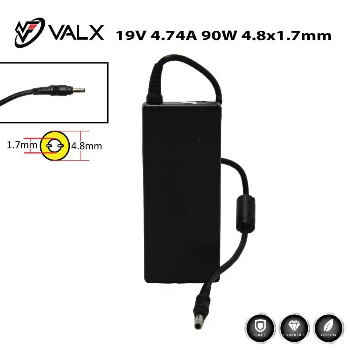 Hp 90 Watt 19V 4.74A Notebook Adaptör 4.75 X 1.75 mm.