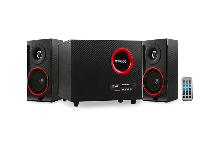 Mikado MD-19BT 2+1 Usb+SD+Fm Destekli Multimedia Siyah