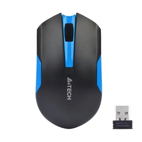 A4 TECH G3-200N 1000 DPI V-TRACK Siyah-Mavi Kablosuz Mouse