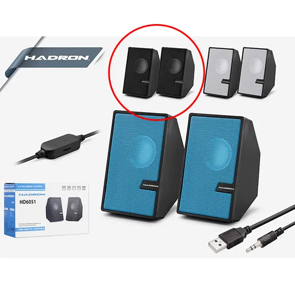 Hadron HD6051 Usb 2.0 1+1 Multimedia Siyah Hoparlör