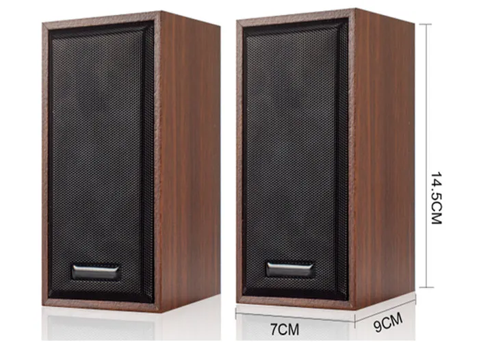 Snopy SN-385 2.0 USB 5V 80dB Ahşap 2.5 3Wx2 Speaker