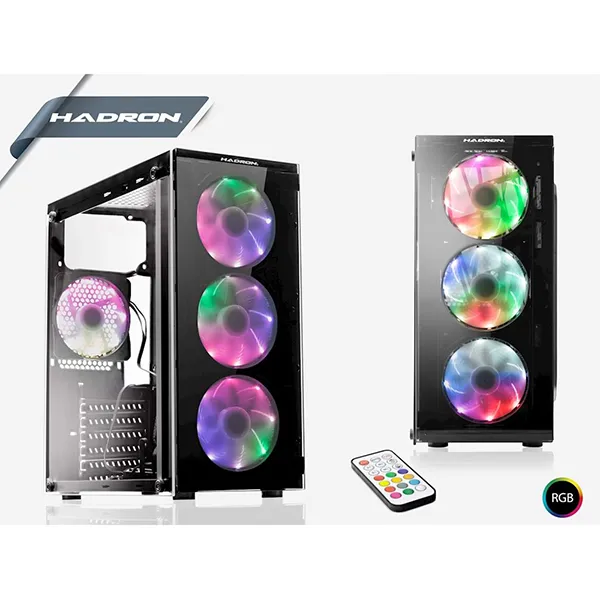 Hadron HD9501 4x12Cm RGB Fan Atx Oyuncu Kasası (Psu Yok)
