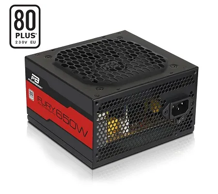 Power Boost BST-ATX650WEU FURY 650w 80+ APFC 12cm Siyah Fanlı ATX PSU Power Supply