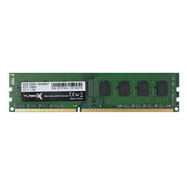 Turbox 4GB DDR3 1600Mhz Green PCB Masaüstü Ram