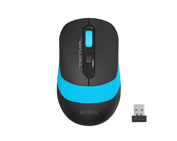 A4 Tech FG10 Kablosuz Optik Mouse Siyah/Mavi