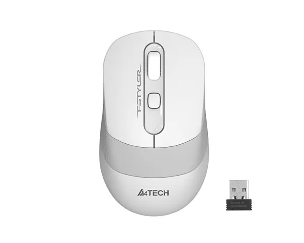 A4 Tech FG10 Kablosuz Optik Mouse Gri/Beyaz