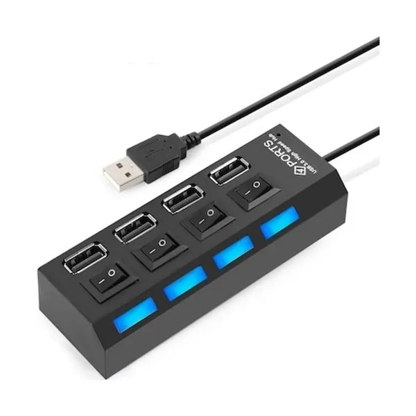 Nivatech NTC-629 4 Port Usb 2.0 Siyah Usb Çoklayıcı Hub