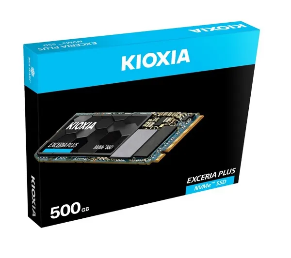 Kioxia Exceria Plus 500GB NVME Ssd 3400/2500 (LRD10Z500GG8)