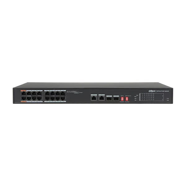 Dahua PFS3218-16ET-135 16 Port 10/100 Poe Yönetilemez Switch 135W