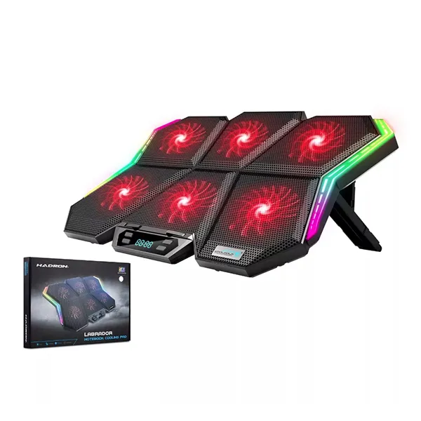 Hadron Labrador RGB Ledli Notebook Soğutucu