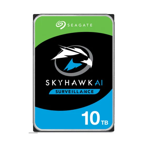 SEAGATE SKYHAWK AI 10 TB 7200RPM 256MB SATA3 550TB/Y RV 7/24 ST10000VE001