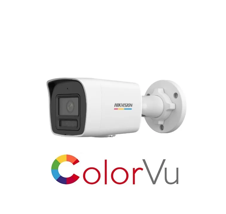 Hikvision DS-2CD1047G2H-LIUF 4MP 2.8mm ColorVu Dahili Mikrofon Smart Hybrid Light Fixed Bullet Ip Kamera