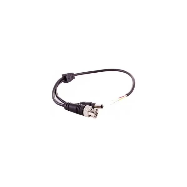 Xetef BNC-01 BNC+DC 5.5 x 2.1mm 30cm DC Kablo Siyah