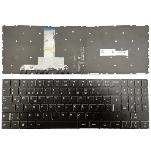 Lenovo Legion Y740-17ICHG Notebook Klavye (Siyah TR Aydınlatmalı)